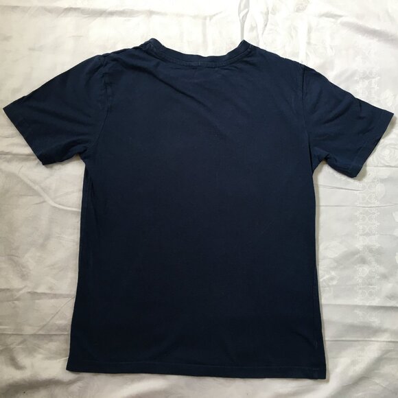 Boys Super Mario Bros Fearless Blue Short Sleeve Logo T-shirt Top Medium M 8-10 - Picture 4 of 10